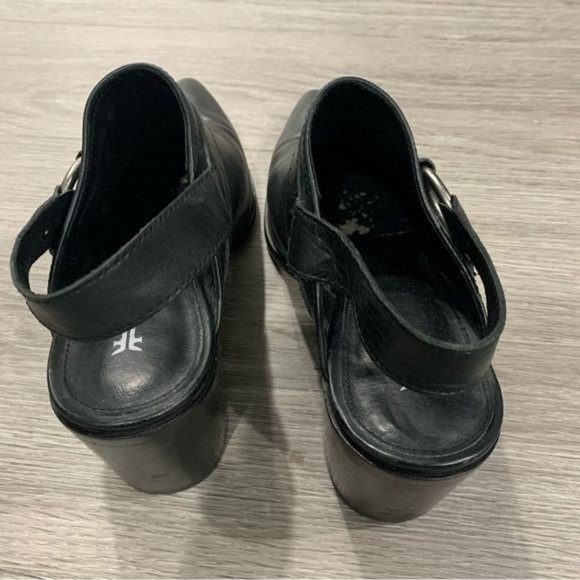 💥FINAL PRICE💥 Frye | Black Flynn Leather Harness Mule Size 9 - Picture 9 of 11